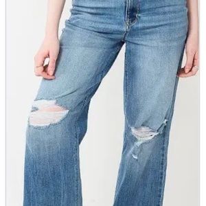 SO Juniors Distressed/Ripped Wide-Leg Jeans (11)